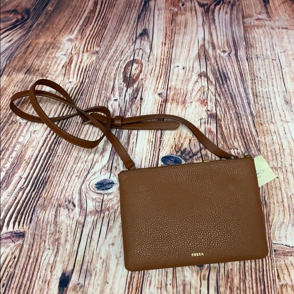 NWT FOSSIL Sadie Leather Crossbody Bag - Picture 3 of 5